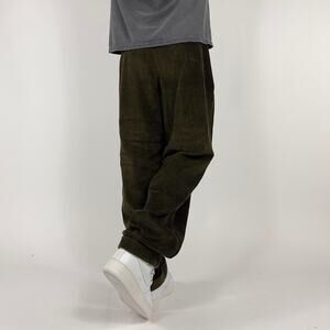 Y2K J. Riggins Forest Green Corduroy Casual Streetwear pants